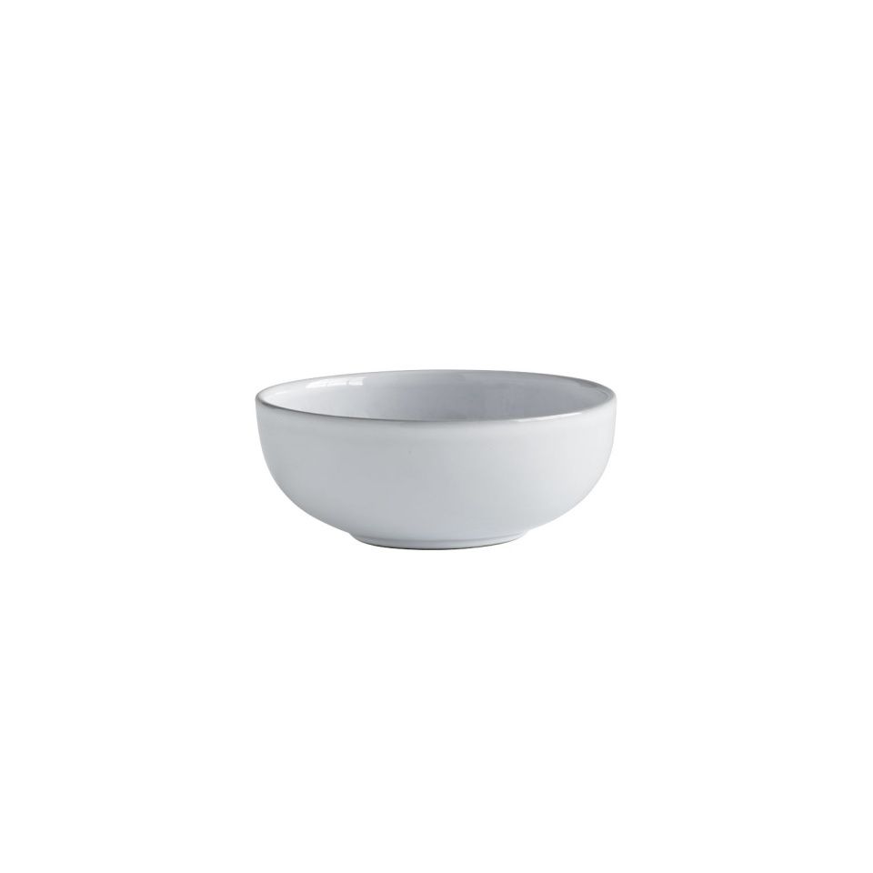 Пиала Bowl Glazed Stoneware White h6,5