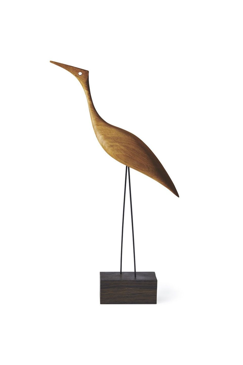 Декоративная птица Beak Bird Tall Heron Teak
