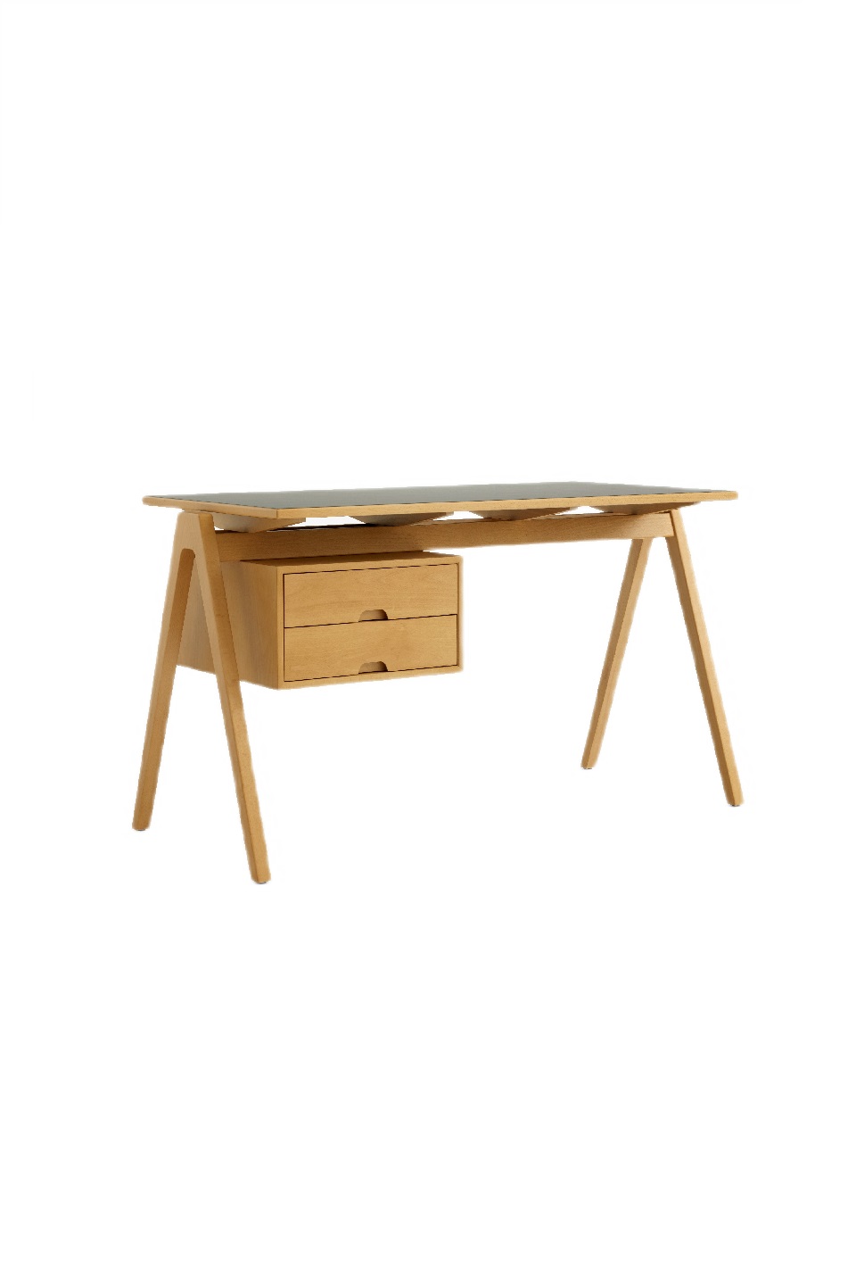 Стол рабочий Daystak Desk RD3 Beech & Fenix Nano Laminate