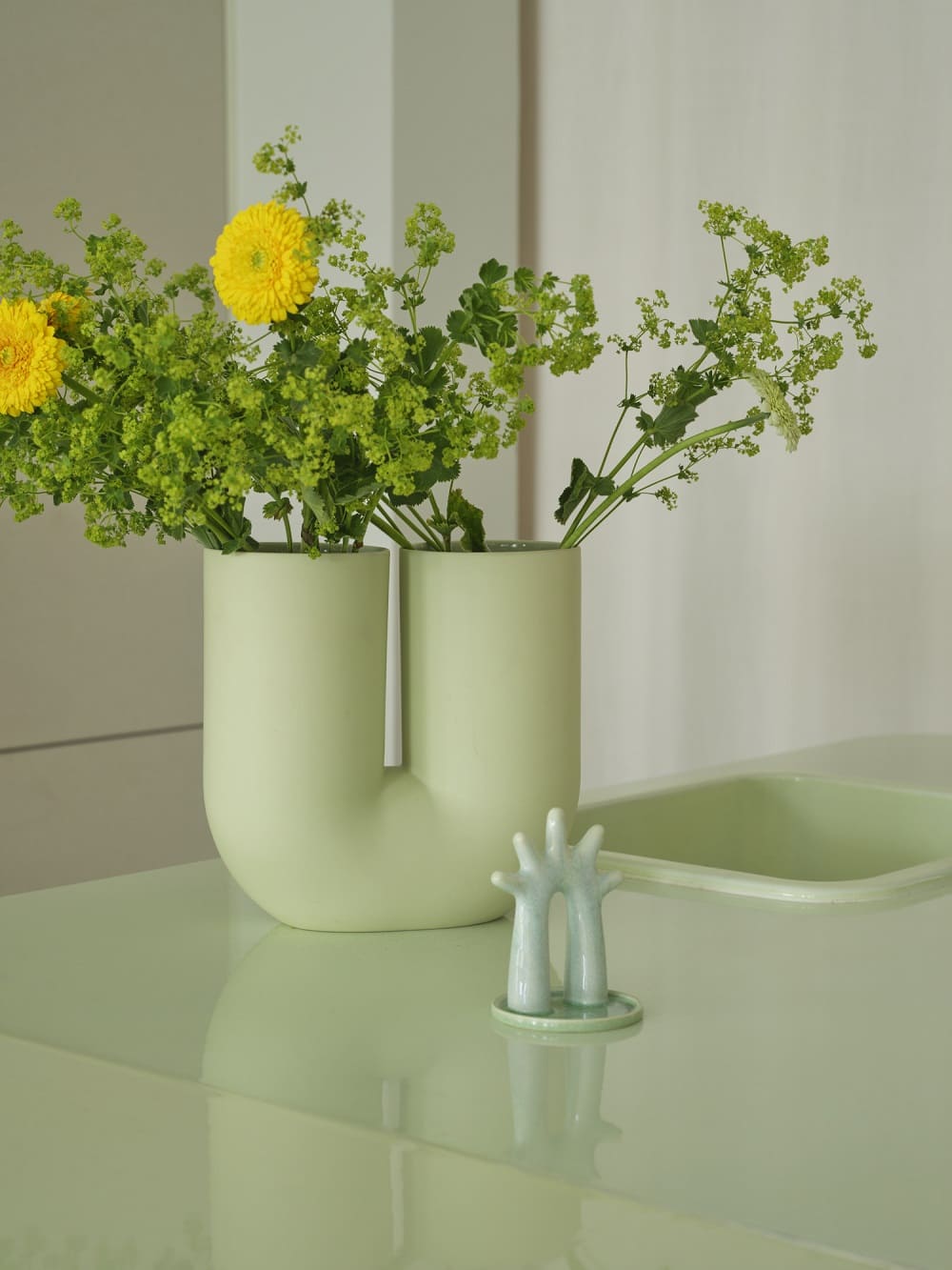 Ваза Kink Vase Light Green