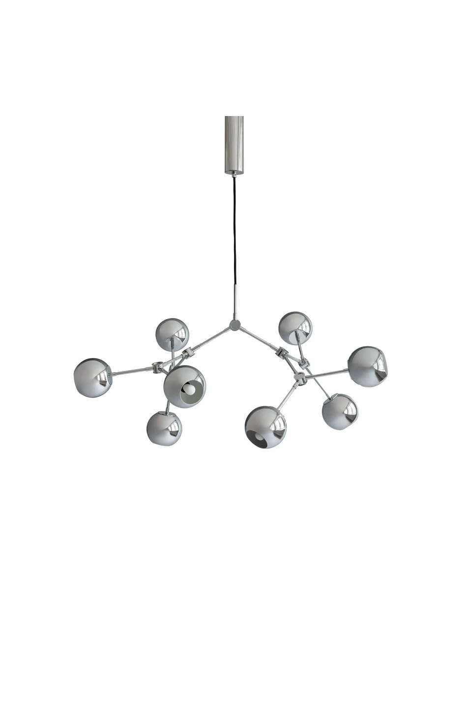 Светильник потолочный Drop Chandelier Globe Chrome