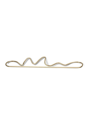 Вешалка Curvature Towel Hanger Brass