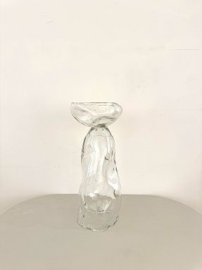 Подсвечник из стекла, авторская работа