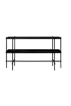 Консоль TS Console Black Marquina Marble 2 rack w. tray