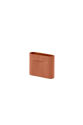 Ваза Ridge Mini Terracotta h16,5