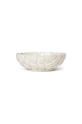 Чаша Plait Bowl Off-White Ø30