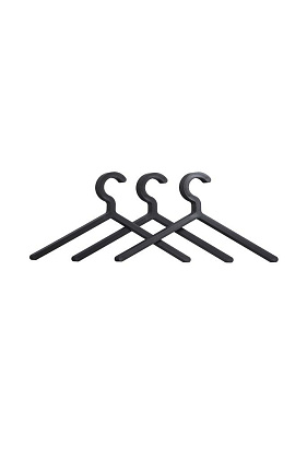 Плечики для одежды Illusion Black 3 шт