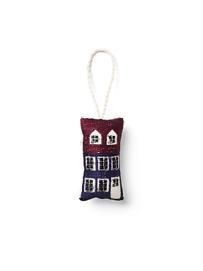 NY Елочное украшение Copenhagen Embroidered Ornament Nyhavn