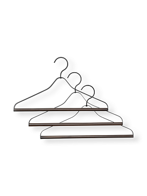 Плечики для одежды Coat Hanger Black 3 шт