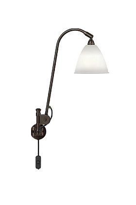 Бра Bestlite BL6 Wall Lamp Black Brass Bone China Black Brass Base