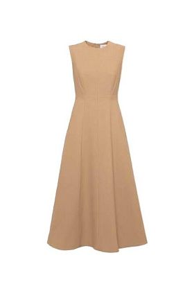 Платье бежевое