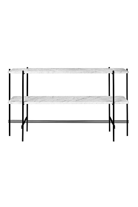 Консоль TS Console 2 Racks White Carrara Marble