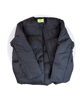 Пуховик облегченный черный, S