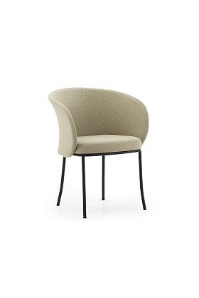 Стул Knit Armchair Black Steel Sand
