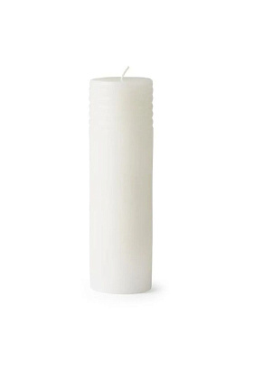 Свеча Block Candle Column Parterre White