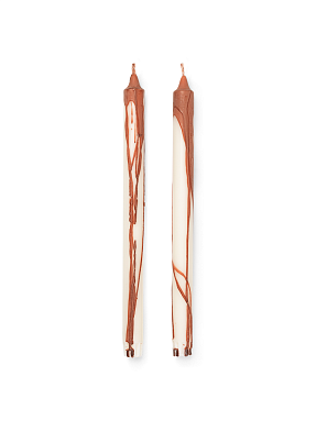 NY Набор свечей Dryp Candles Rust Set of 2