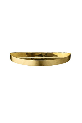 Поднос Unity Half Circle Tray Gold 21,6 см