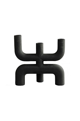 Подсвечник Cobra Candle Holder Black