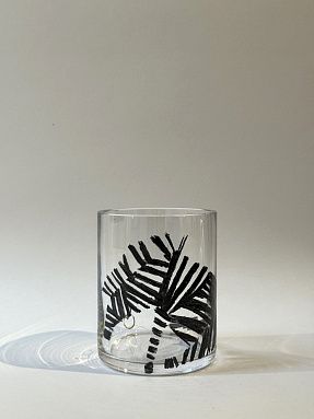 Стакан хрустальный из серии Зебры - 2, авторская работа