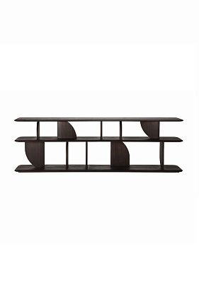 Консоль Geometric Sofa Console Teak Dark Brown