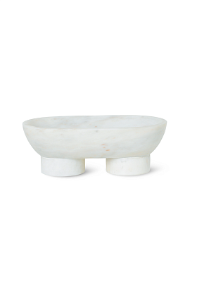 Мраморная чаша Alza Bowl White