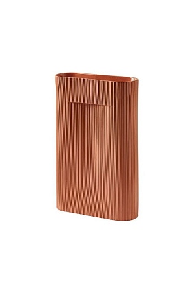 Ваза Ridge Large Terracotta h48,5