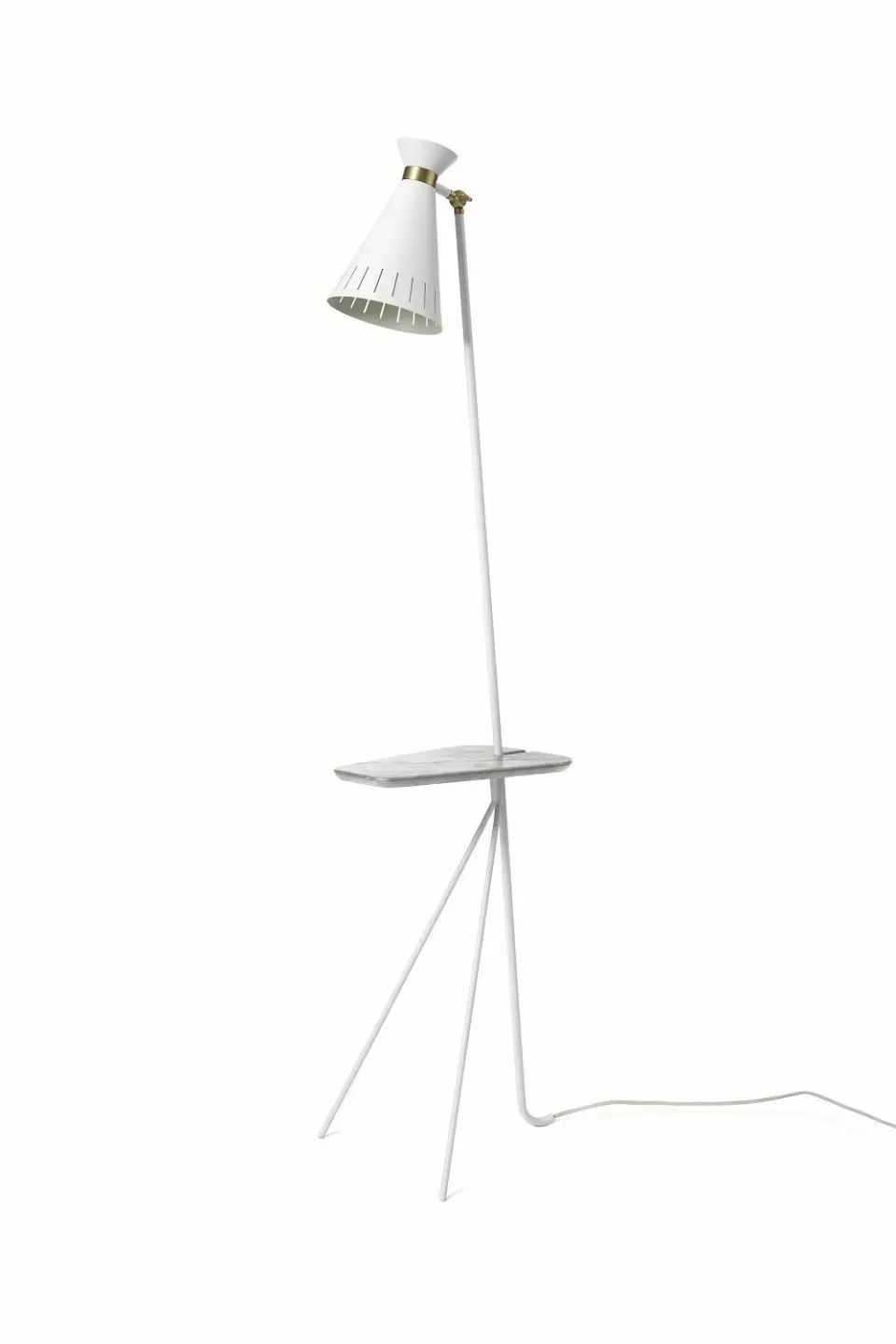 Cone floor store lamp