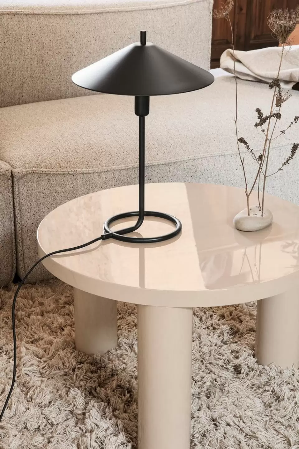 Лампа настольная Filo Table Lamp Black/Black