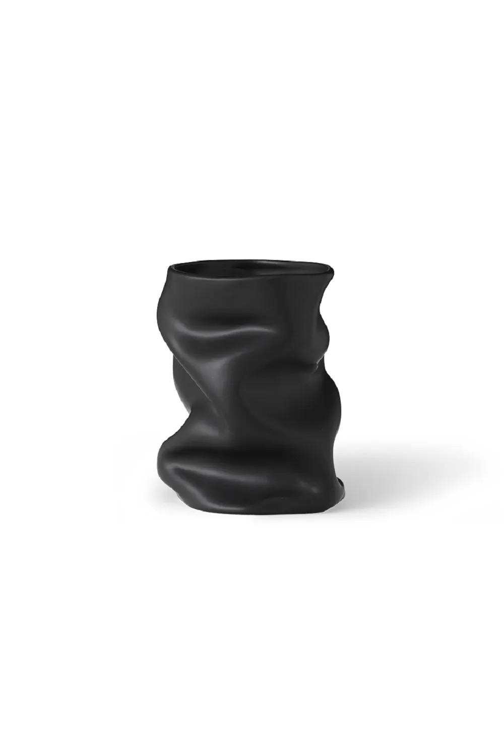 Ваза Collapse Vase h20 Black