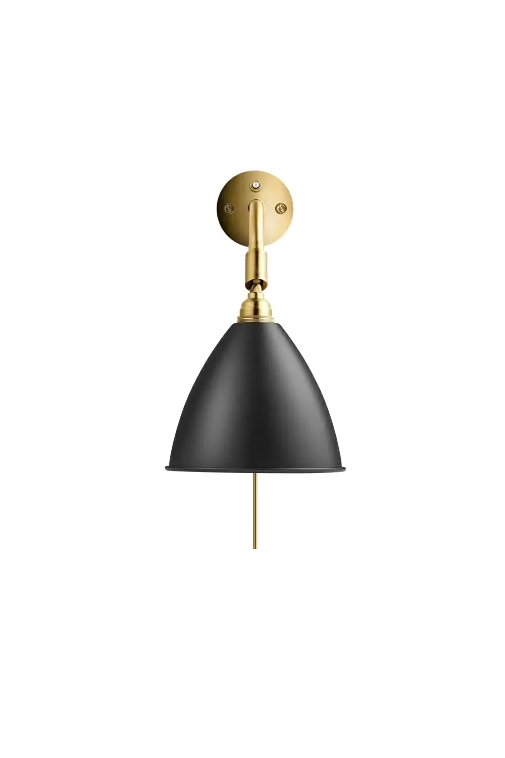 Бра BL7 Wall Lamp Black Semi Matt Brass Base