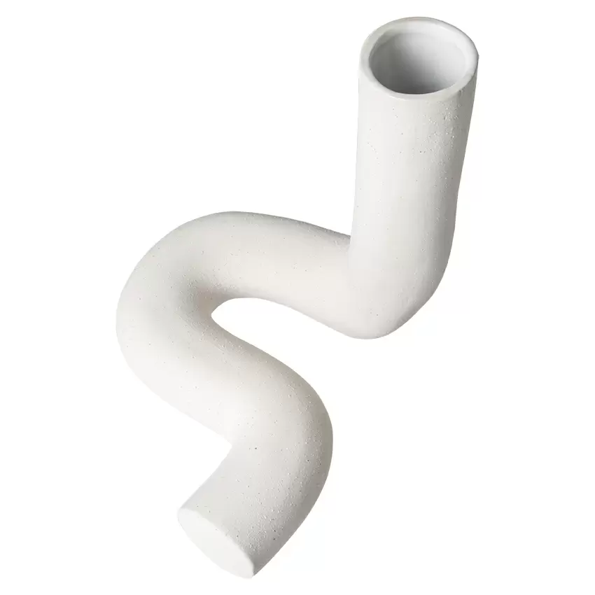 Ваза HK Objects Ceramic Twisted Vase White