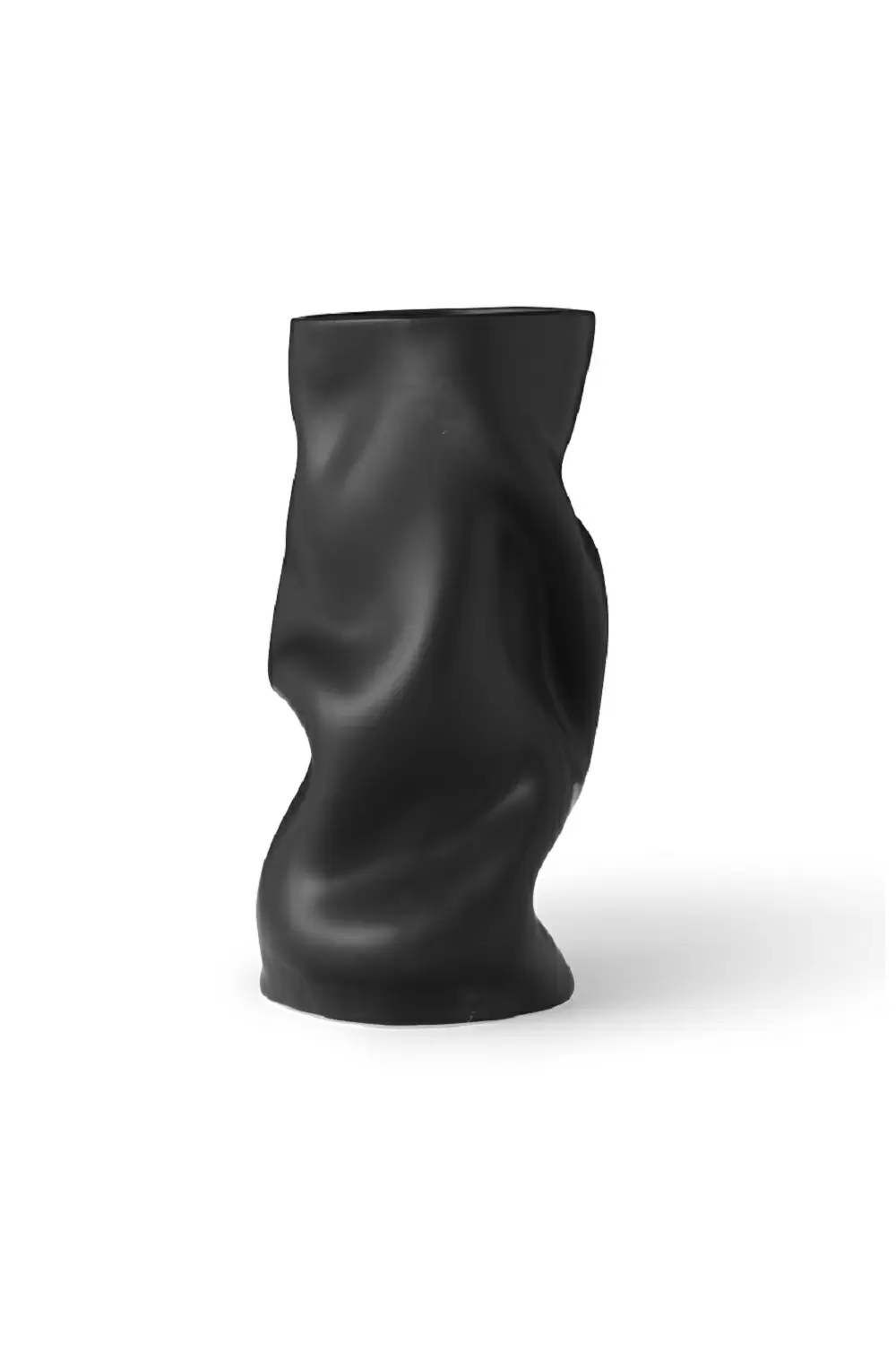 Ваза Collapse Vase h30 Black