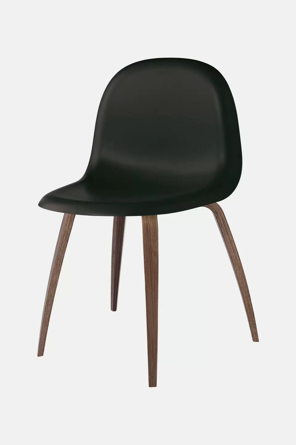 Стул 3D Chair Front Upholstered, Wood Base, Wood Shell