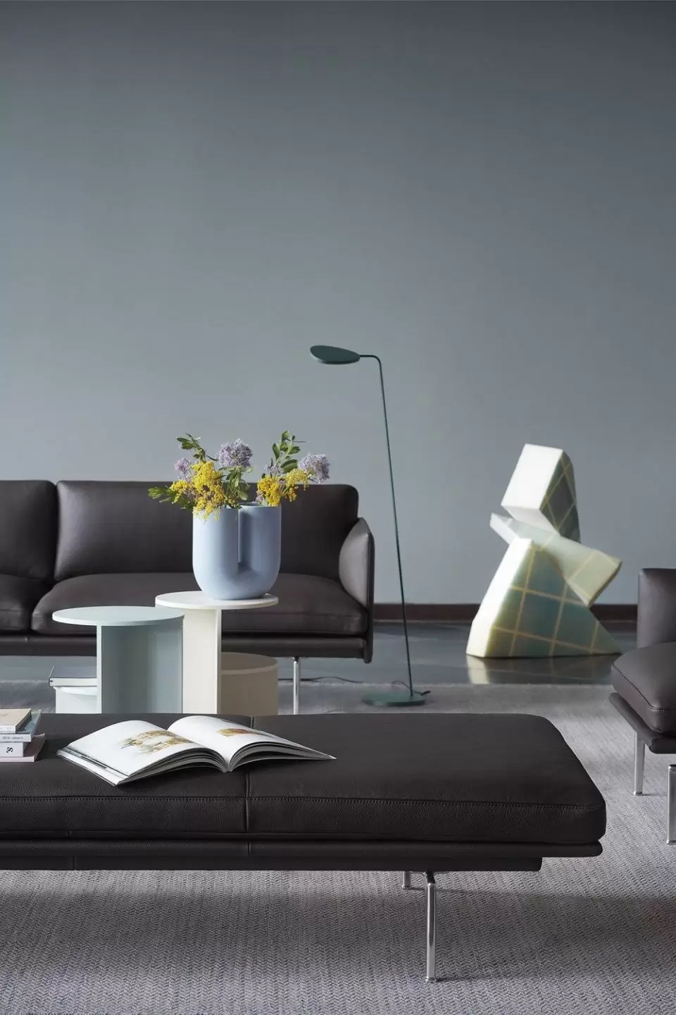 Leaf Floor Lamp Dark Green