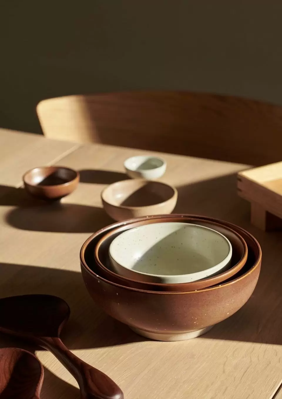 Набор фарфоровых чаш Midi Bowls Set of 3 Multi